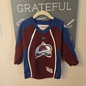 Reebok Colorado Avalanche Kids Hockey Jersey - Burgundy & Blue